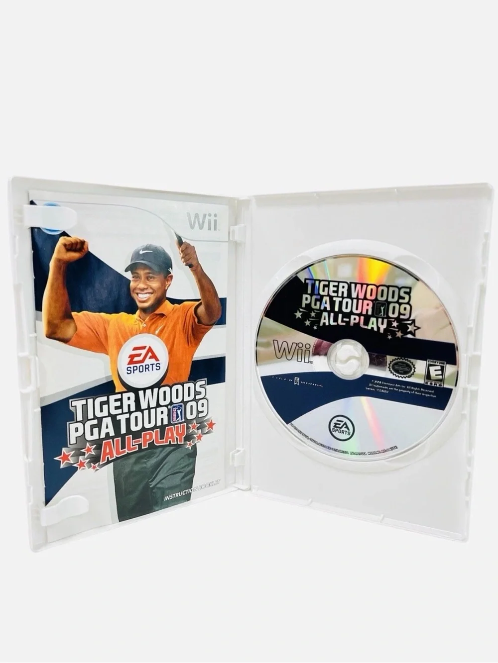Tiger Woods PGA Tour 09: All-Play Nintendo Wii 2008 Fun Golf Game Family